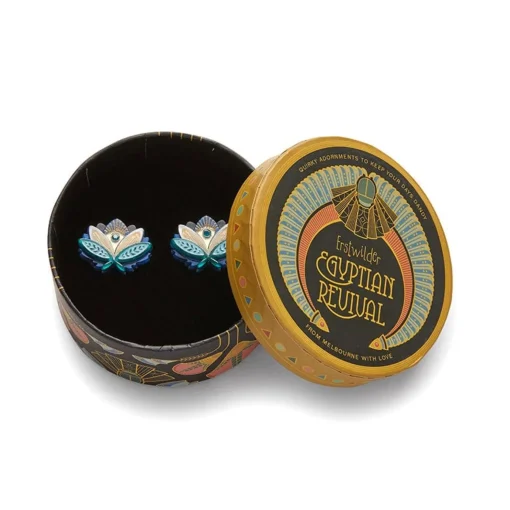 Erstwilder The Blue Lotus Stud Earrings* Earrings