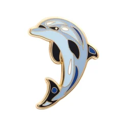 Erstwilder The Boastful Bottlenose Dolphin Enamel Pin* Enamel Pins