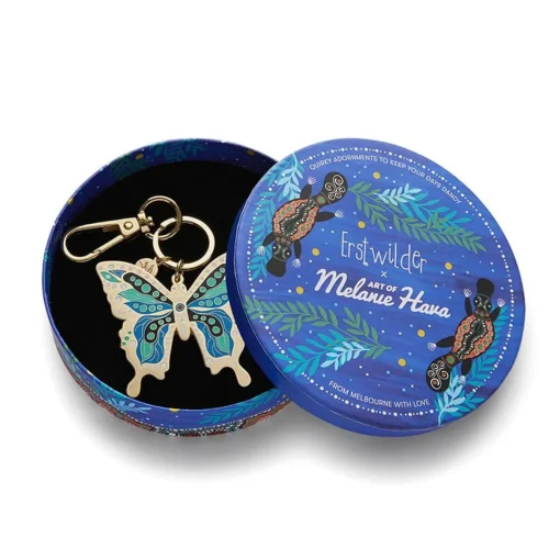 Erstwilder The Butterfly 'Gunggamburra' Key Ring* Enamel Key Rings