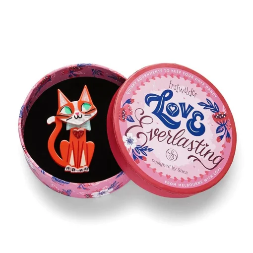 Erstwilder The Cat'S Meow Brooch* Brooches