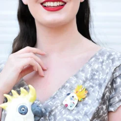 Erstwilder The Comical Cockatoo* Brooches