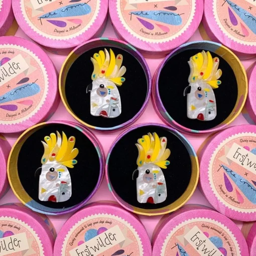 Erstwilder The Comical Cockatoo* Brooches