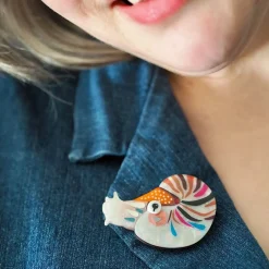 Erstwilder The Cryptic Chambered Nautilus Brooch* Brooches