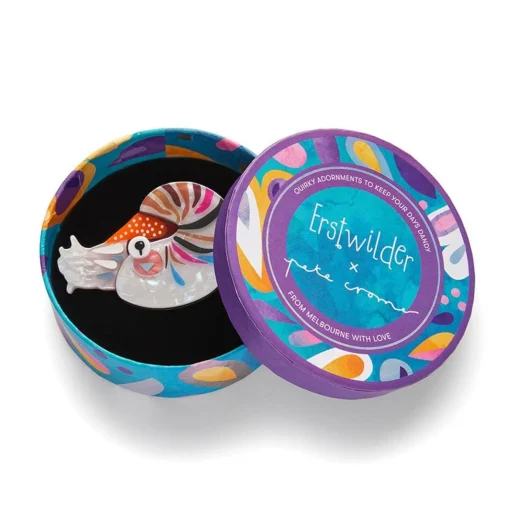 Erstwilder The Cryptic Chambered Nautilus Brooch* Brooches