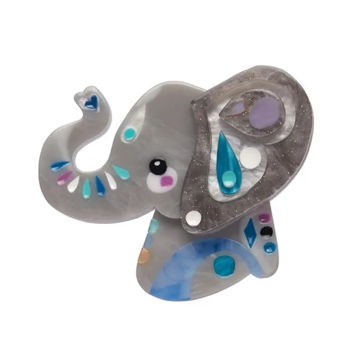 Erstwilder The Elated Elephant Brooch* Brooches