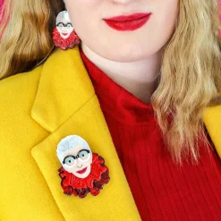 Erstwilder The Face Of Style Iris Brooch* Brooches