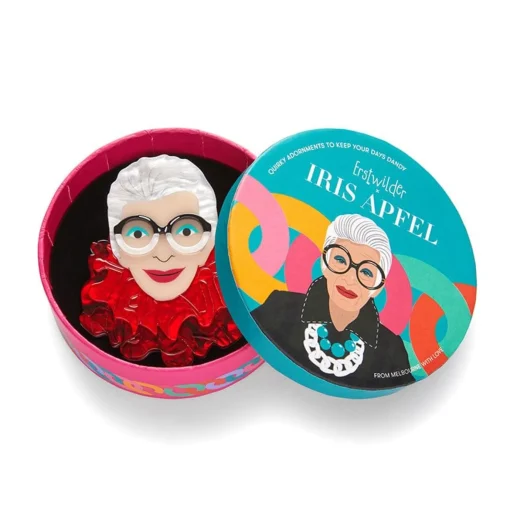 Erstwilder The Face Of Style Iris Brooch* Brooches