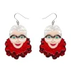 Erstwilder The Face Of Style Iris Drop Earrings* Earrings