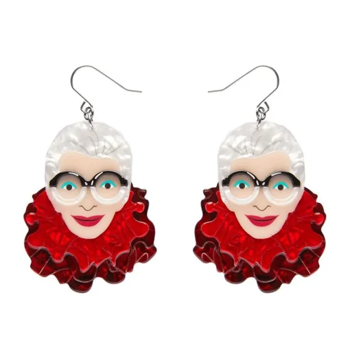 Erstwilder The Face Of Style Iris Drop Earrings* Earrings