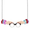 Erstwilder The Face Of Style Iris Necklace* Necklaces