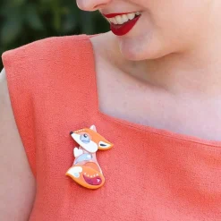 Erstwilder The Footloose Fox Brooch* Brooches