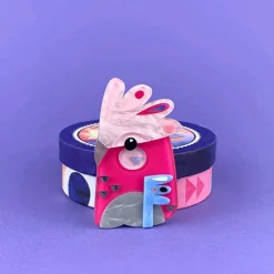 Erstwilder The Garrulous Galah Brooch* Brooches
