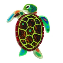 Erstwilder The Graceful Green Sea Turtle Brooch* Brooches