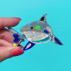 Erstwilder The Guileless Great White Shark Brooch* Brooches