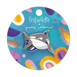 Erstwilder The Guileless Great White Shark Enamel Pin* Enamel Pins