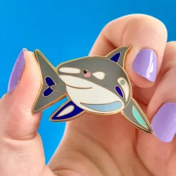 Erstwilder The Guileless Great White Shark Enamel Pin* Enamel Pins