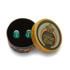 Erstwilder The Heart Of Egypt Scarab Stud Earrings* Earrings
