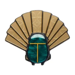 Erstwilder The Heart Of Egypt Scarab Brooch* Brooches