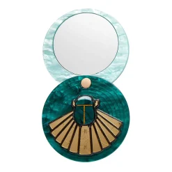 Erstwilder The Heart Of Egypt Scarab Mirror Compact* Mirror Compacts