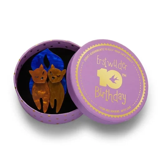 Erstwilder The Lovecats Brooch* Brooches