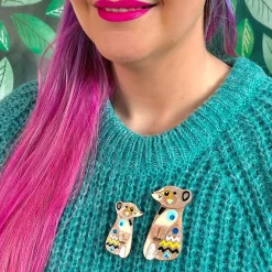 Erstwilder The Masterful Meerkat Brooch* Brooches