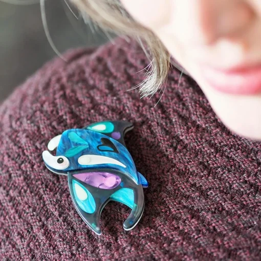 Erstwilder The Mercurial Manta Ray Brooch* Brooches
