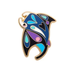 Erstwilder The Mercurial Manta Ray Enamel Pin* Enamel Pins
