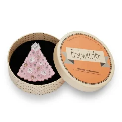 Erstwilder The Night Before Pink-Mas Brooch* Brooches