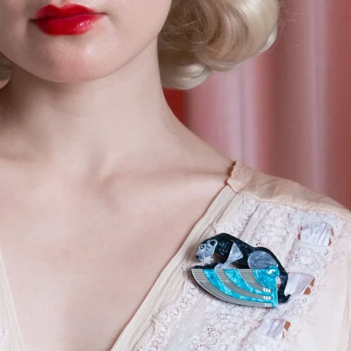 Erstwilder The Panther'S Embrace Brooch* Brooches