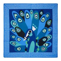 Erstwilder The Picturesque Peacock Square Scarf* Scarves