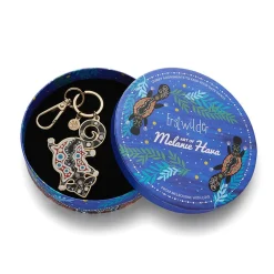 Erstwilder The Possum 'Midin' Key Ring* Enamel Key Rings