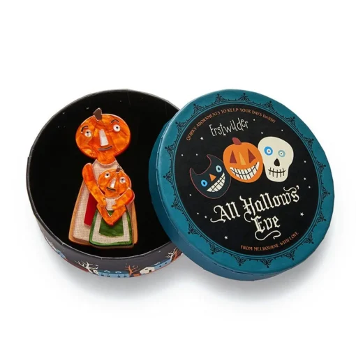Erstwilder The Pumpkin Family Affair Brooch* Brooches