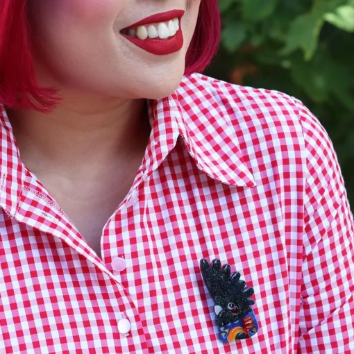 Erstwilder The Rare Red-Tail Cockatoo Brooch* Brooches