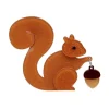 Erstwilder The Satisfied Squirrel Brooch* Brooches