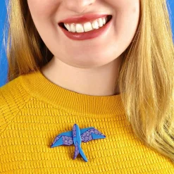Erstwilder The Singing Swallow Brooch* Brooches