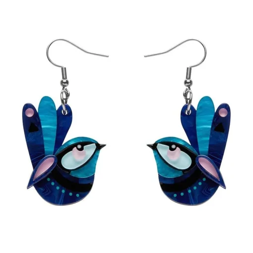 Erstwilder The Splendid Fairy Wren Earrings* Earrings
