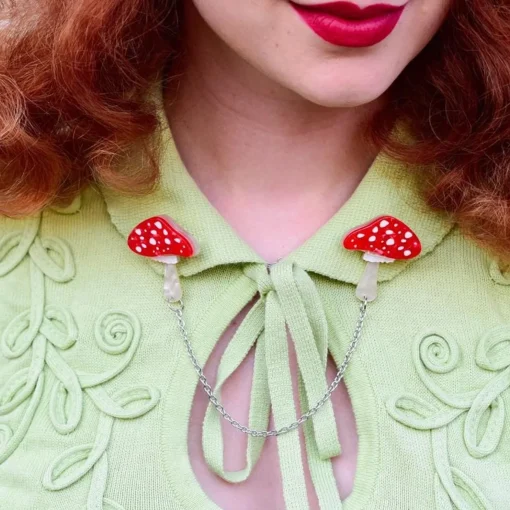 Erstwilder The Spore The Merrier Cardigan Clips* Brooches