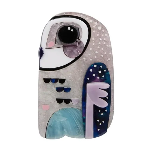 Erstwilder The Sulky Sooty Owl Brooch* Brooches