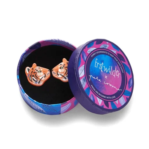 Erstwilder The Tranquil Tiger Earrings* Earrings