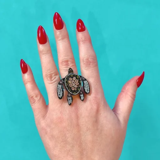 Erstwilder The Turtle 'Bungadu' Ring* Rings