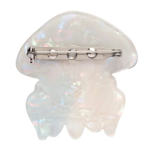 Erstwilder The Whimsical White Spotted Jellyfish Brooch* Brooches