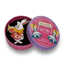 Erstwilder The White Rabbit Announces Brooch* Brooches