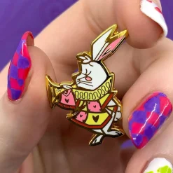 Erstwilder The White Rabbit Announces Enamel Pin* Enamel Pins