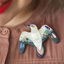 Erstwilder The Wily White Bellied Sea Eagle Brooch* Brooches