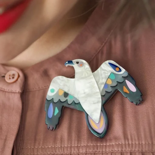 Erstwilder The Wily White Bellied Sea Eagle Brooch* Brooches