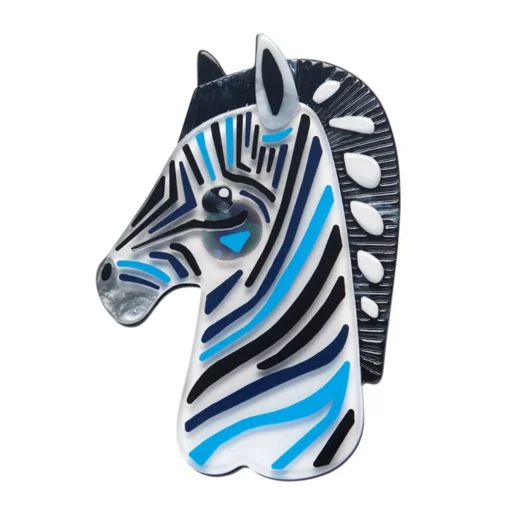 Erstwilder The Zealous Zebra Brooch* Brooches