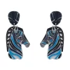 Erstwilder The Zealous Zebra Earrings* Earrings