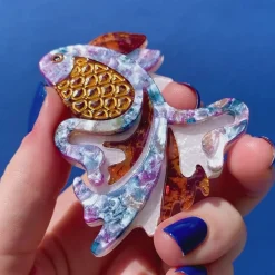 Erstwilder Thin Gold Wings Brooch* Brooches