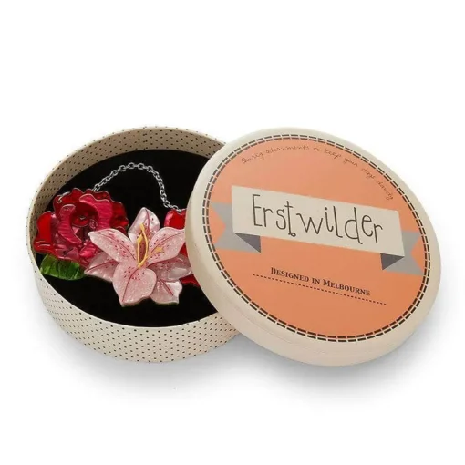Erstwilder Tickled Pink Flower Necklace (Small)* Necklaces