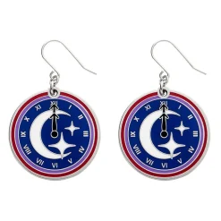 Erstwilder Timely Tale Enamel Drop Earrings* Enamel Earrings